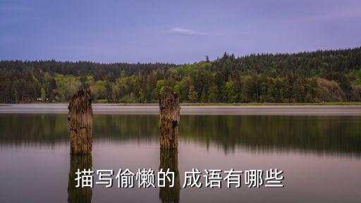描寫偷懶的 成語有哪些