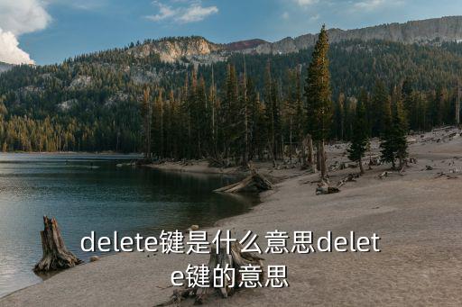 delete鍵是什么意思delete鍵的意思