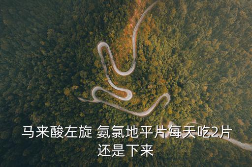  馬來(lái)酸左旋 氨氯地平片每天吃2片還是下來(lái)