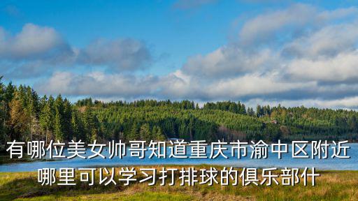 有哪位美女帥哥知道重慶市渝中區附近哪里可以學習打排球的俱樂部什