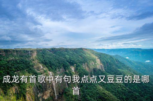 成龍有首歌中有句我點點又豆豆的是哪首