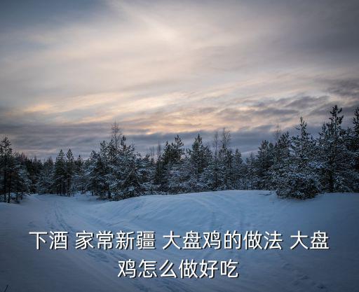 下酒 家常新疆 大盤雞的做法 大盤雞怎么做好吃
