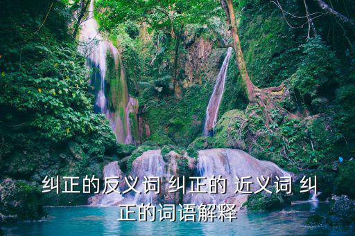 糾正的近義詞,糾正近義詞:媽媽作業(yè)做錯了-0"更正"反義詞