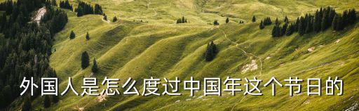  外國人是怎么度過中國年這個節日的