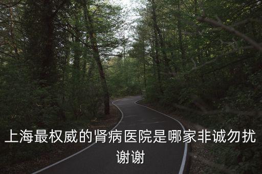 上海最權(quán)威的腎病醫(yī)院是哪家非誠勿擾謝謝