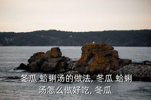  冬瓜 蛤蜊湯的做法, 冬瓜 蛤蜊湯怎么做好吃, 冬瓜
