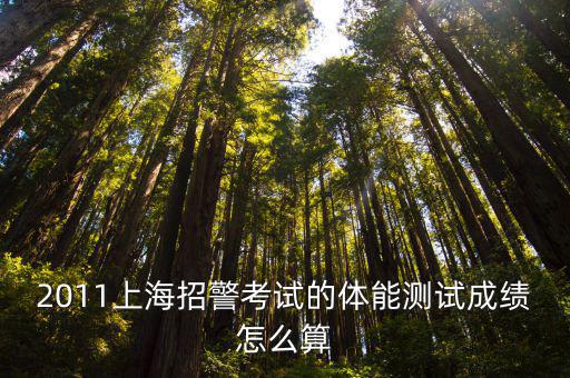 上海招警考試體測標準，2011上海招警考試的體能測試成績怎么算