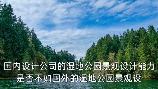 國內設計公司的濕地公園景觀設計能力是否不如國外的濕地公園景觀設