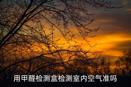 用甲醛檢測盒檢測室內空氣準嗎