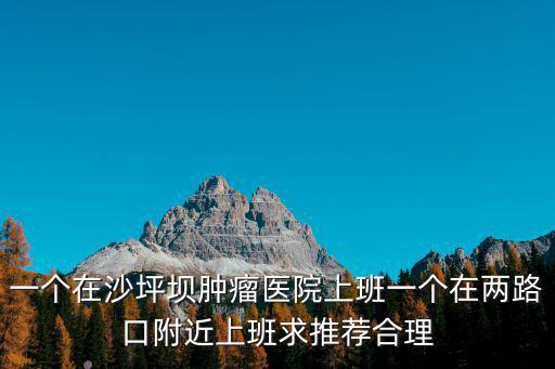 一個在沙坪壩腫瘤醫院上班一個在兩路口附近上班求推薦合理