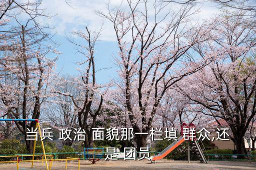 當(dāng)兵 政治 面貌那一欄填 群眾,還是 團員
