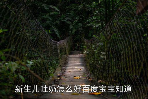 新生兒吐奶怎么好百度寶寶知道
