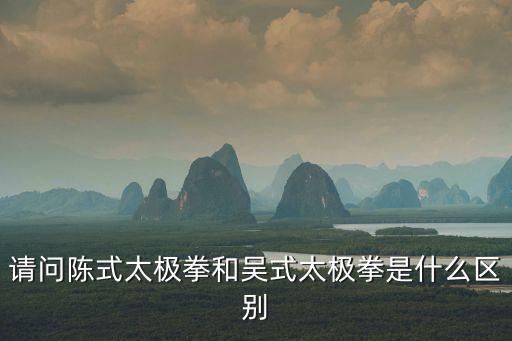 吳式太極拳，吳京打的是什麼太極拳呀