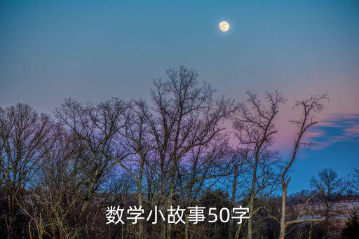 數學小故事50字