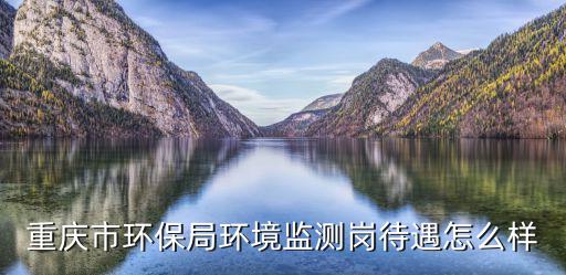 重慶市環(huán)保局環(huán)境監(jiān)測崗待遇怎么樣
