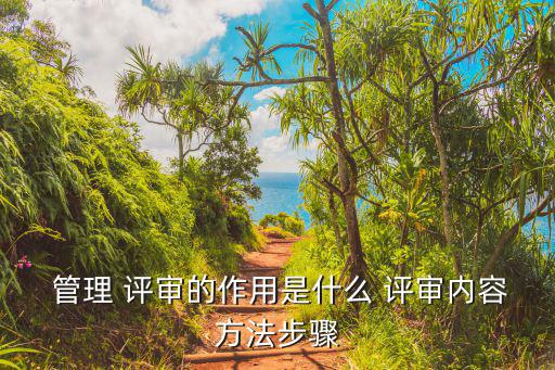  管理 評審的作用是什么 評審內容方法步驟
