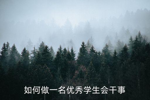 學(xué)生會(huì)干事，如何做一名優(yōu)秀學(xué)生會(huì)干事