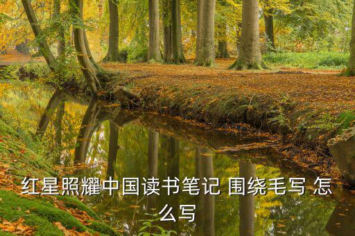 紅星照耀中國讀書筆記 圍繞毛寫 怎么寫