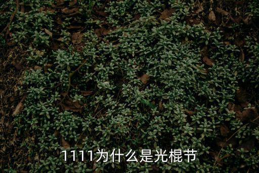 1111為什么是光棍節