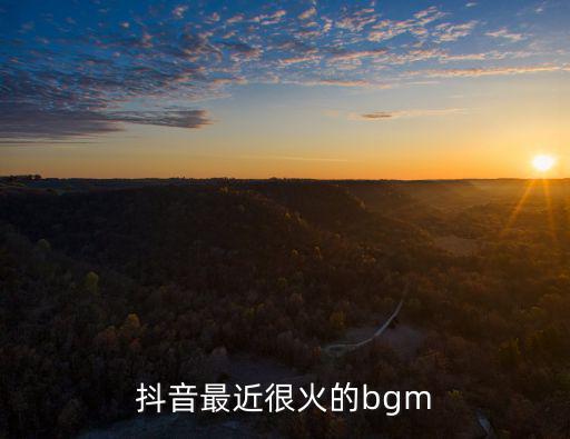 抖音最近很火的bgm