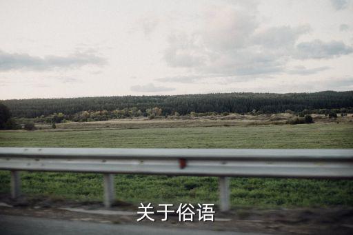 關(guān)于俗語