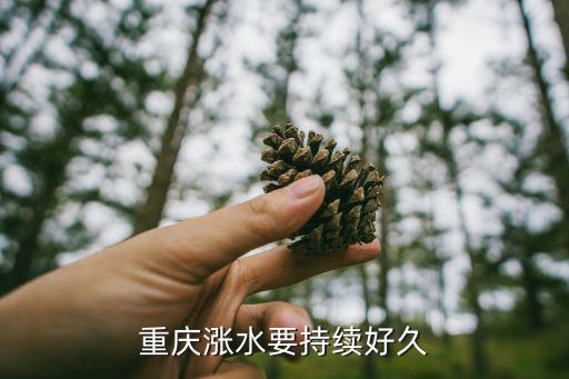 重慶漲水要持續好久