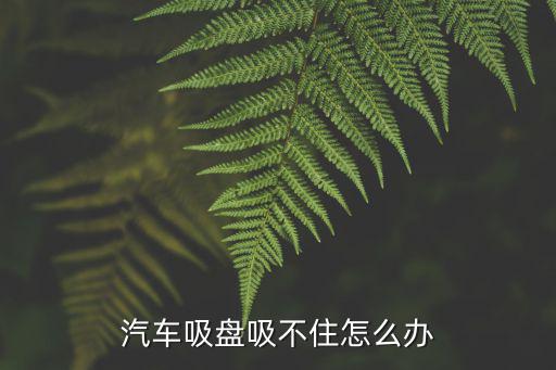 汽車吸盤吸不住怎么辦
