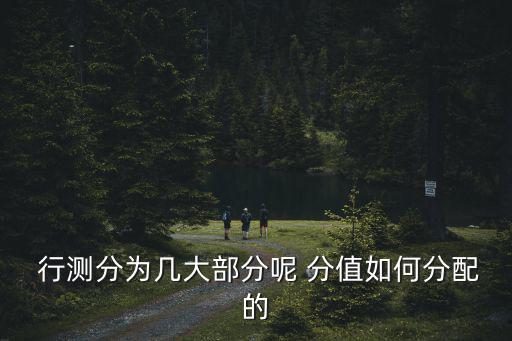  行測分為幾大部分呢 分值如何分配的