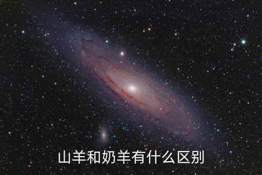 山羊和奶羊有什么區別
