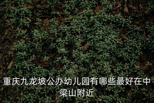 重慶市九龍坡區中梁幼兒園，重慶九龍坡區哪家幼兒園的環境最好