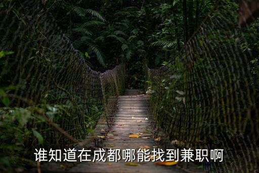 成都市中級醫師兼職，誰知道在成都哪能找到兼職啊