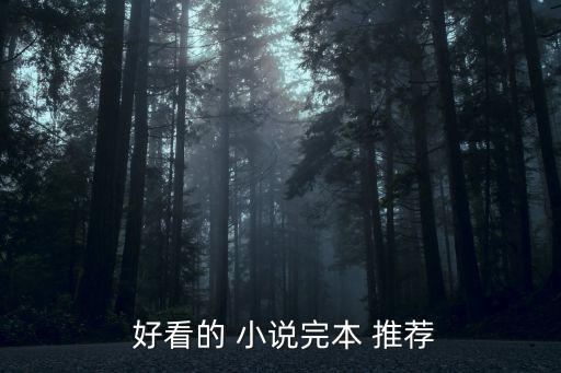  好看的 小說完本 推薦