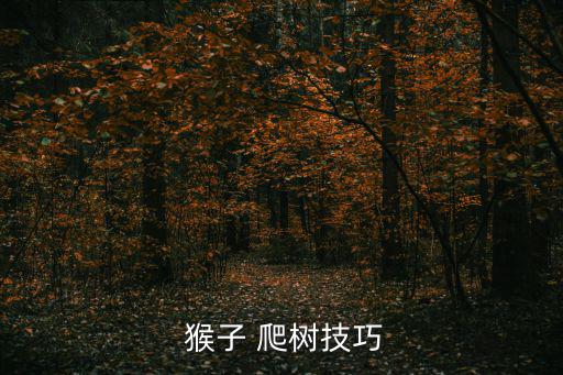 猴子 爬樹技巧