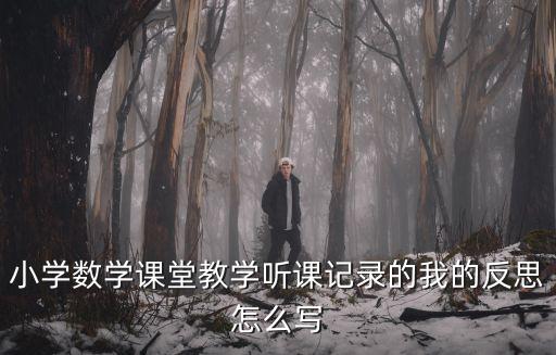 小學(xué)數(shù)學(xué)課堂教學(xué)聽課記錄的我的反思怎么寫