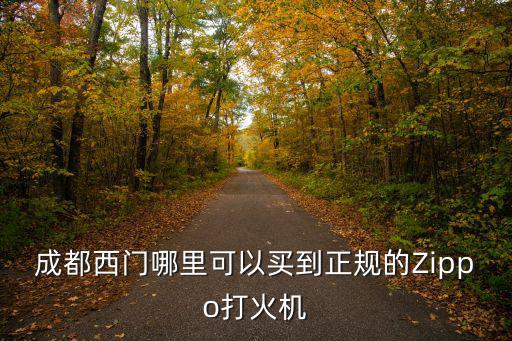 成都西門哪里可以買到正規的Zippo打火機