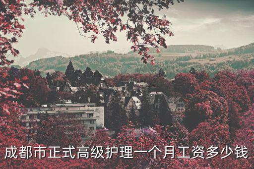 成都市正式高級(jí)護(hù)理一個(gè)月工資多少錢(qián)