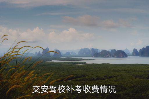 交安駕校補考收費情況