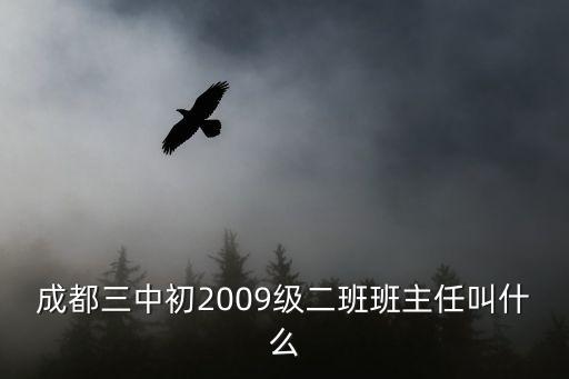 成都三中初2009級二班班主任叫什么