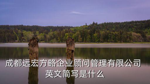 成都遠宏方略企業顧問管理有限公司 英文簡寫是什么