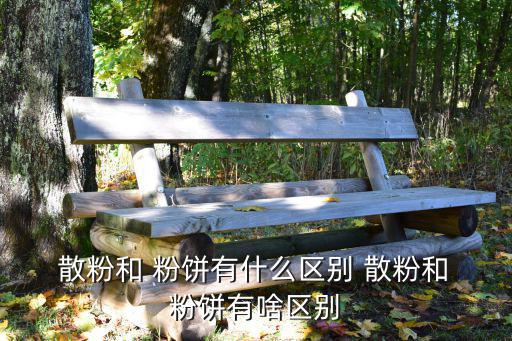 粉餅和散粉區別,這些散粉怎么用?