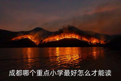 成都哪個重點小學最好怎么才能讀