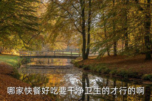哪家快餐好吃要干凈衛生的才行的啊