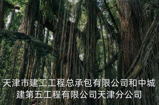 天津市建筑工程總包資質，天津市建工工程總承包有限公司和中城建第五工程有限公司天津分公司