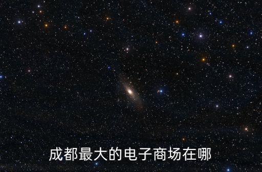 成都最大的電子商場在哪