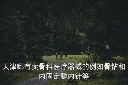 天津哪有賣骨科醫(yī)療器械的例如骨鉆和內固定髓內針等
