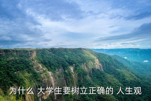 大學(xué)生人生觀,大學(xué)生樹(shù)立正確人生觀將決定人生方向和就業(yè)選擇
