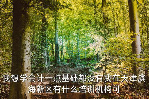 天津市濱海新區認可會計培訓，我想學會計一點基礎都沒有我在天津濱海新區有什么培訓機構可