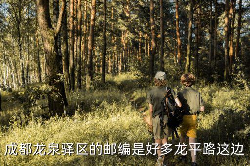 成都龍泉驛區(qū)的郵編是好多龍平路這邊