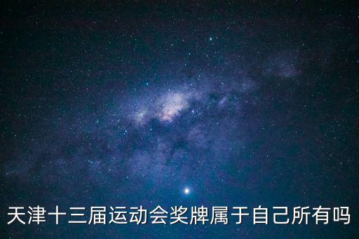 天津十三屆運動會獎牌屬于自己所有嗎