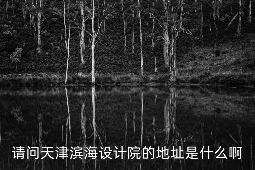 請問天津濱海設計院的地址是什么啊